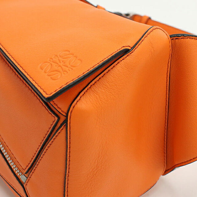 Used LOEWE Body Bag Unisex Brand LOEWE Puzzle Bum Bag Small Orange USDLO101344011