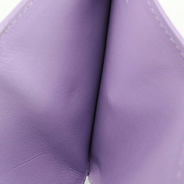 中古 ロエベ 三つ折り財布 レディース ブランド LOEWE アナグラム トライフォールド ウォレット C821TR2X16 パープル 財布 USDLO102139011