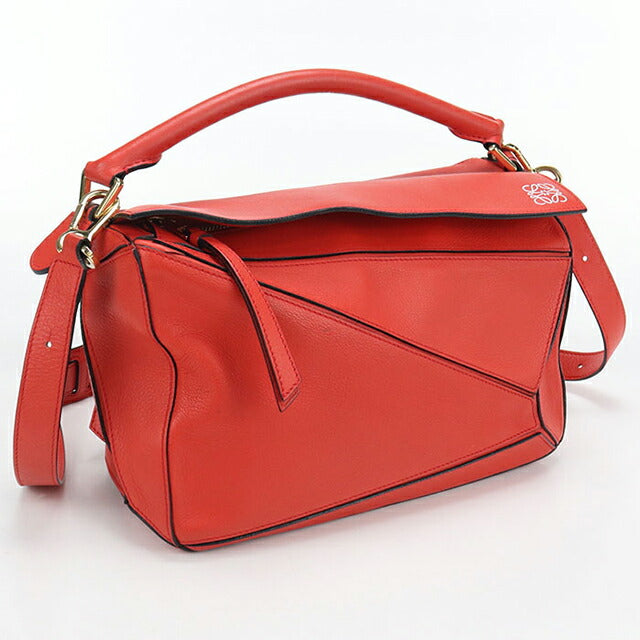 Used LOEWE handbag ladies brand LOEWE puzzle bag 2WAY red USDLO103397011
