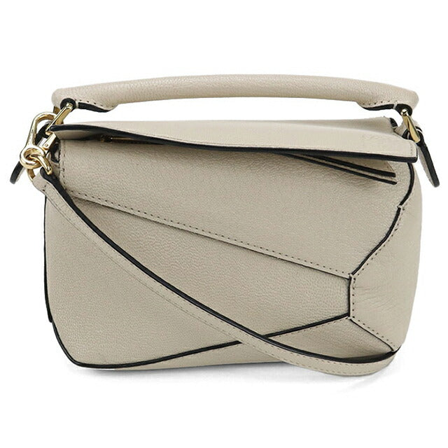 中古 ロエベ ハンドバッグ レディース ブランド LOEWE パズルバッグ ミニ ホワイト バッグ USDLO103620011