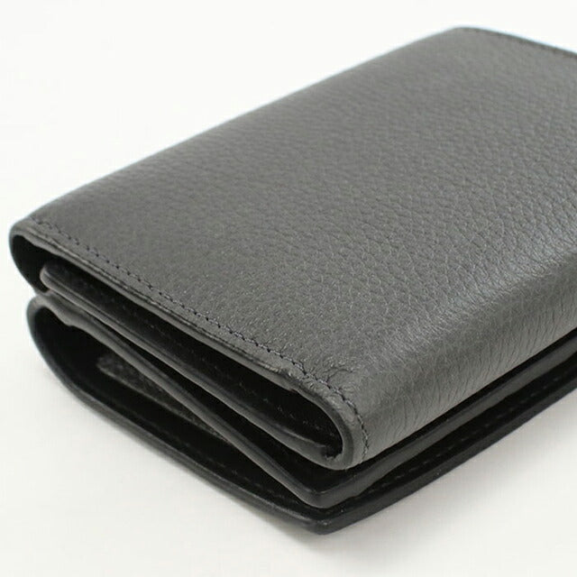 中古 ロエベ 三つ折り財布 レディース ブランド LOEWE アナグラム トライフォールド ウォレット C660TR2X04 グレー 財布 USDLO103641011