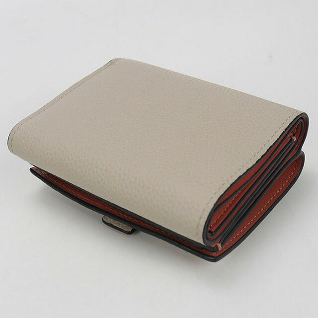 中古 ロエベ 三つ折り財布 レディース ブランド LOEWE アナグラム トライフォールドウォレット C660TR2X01 ベージュ 財布 USDLO106952011