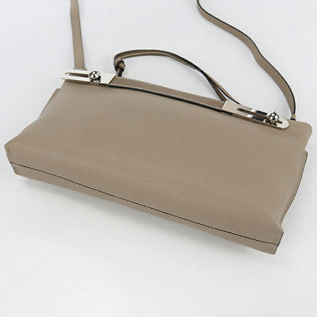 二手 LOEWE 斜挎单肩包 女士品牌 LOEWE Anagram Missy Small 2WAY 32712KBS28 米色 USDLO107105011