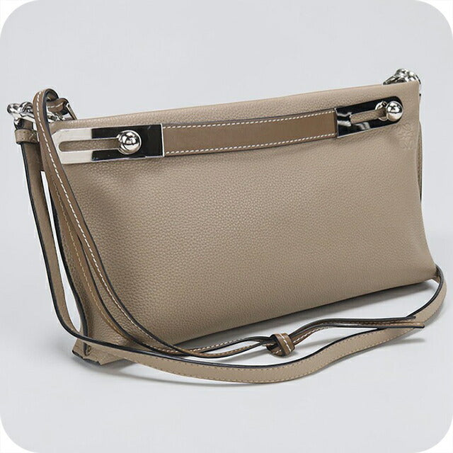 二手 LOEWE 斜挎单肩包 女士品牌 LOEWE Anagram Missy Small 2WAY 32712KBS28 米色 USDLO107105011