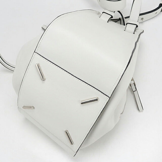二手 LOEWE 手提包 女士品牌 LOEWE 吊床包 小号 白色 USDLO108712011