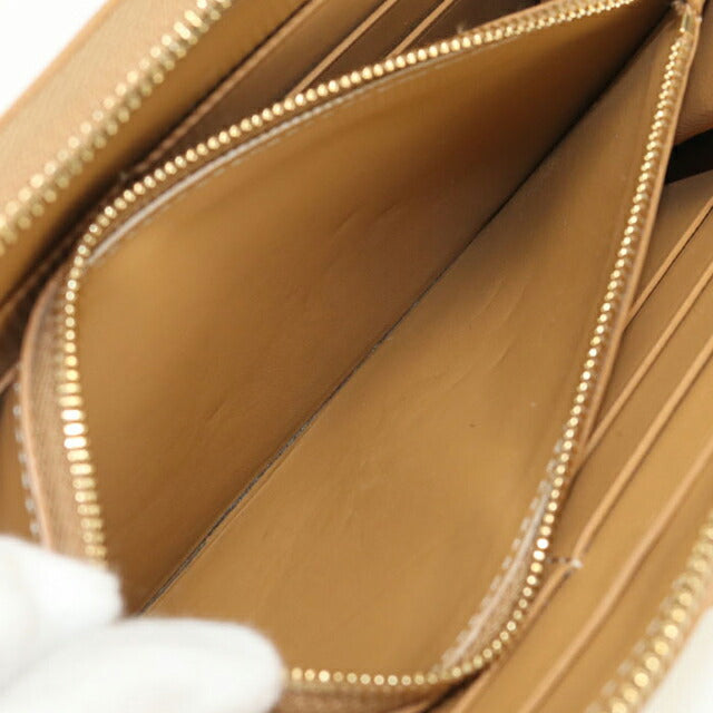 Used LOEWE long wallet round zipper ladies brand LOEWE puzzle zip around wallet beige USDLO109007011