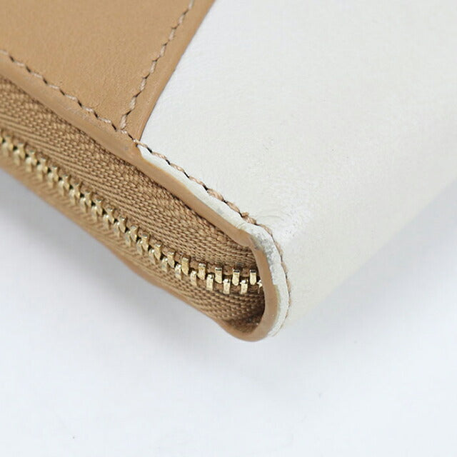 Used LOEWE long wallet round zipper ladies brand LOEWE puzzle zip around wallet beige USDLO109007011