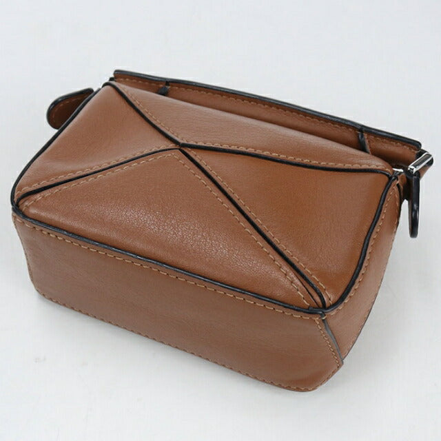 Used LOEWE handbag ladies brand LOEWE puzzle 2WAY leather brown USDLO110452011
