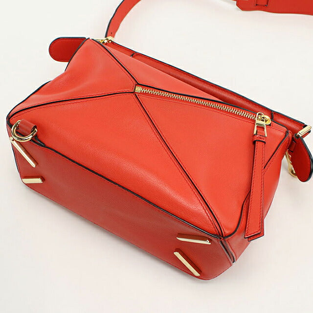中古 ロエベ ハンドバッグ レディース ブランド LOEWE パズル 2WAY レッド USDLO112500011