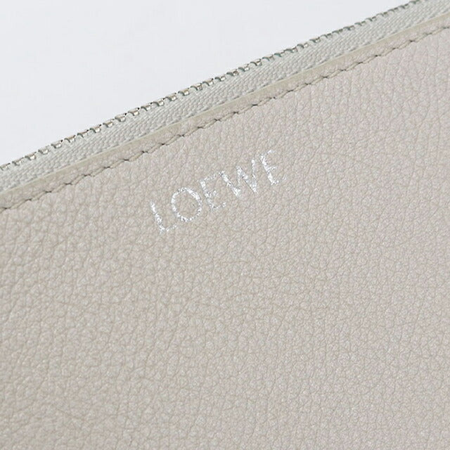 中古 ロエベ 小銭入れ レディース ブランド LOEWE ペブル コインカードホルダー フラグメントケース レザー CANBZ40X03 ベージュ USDLO114177011