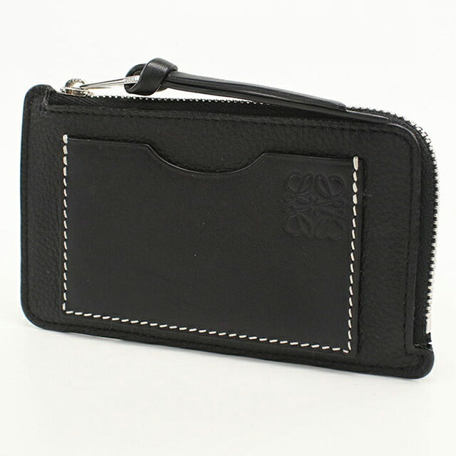 中古 ロエベ コインケース レディース ブランド LOEWE コインカードホルダー フラグメントケース C660Z40X07 ブラック USDLO114704011