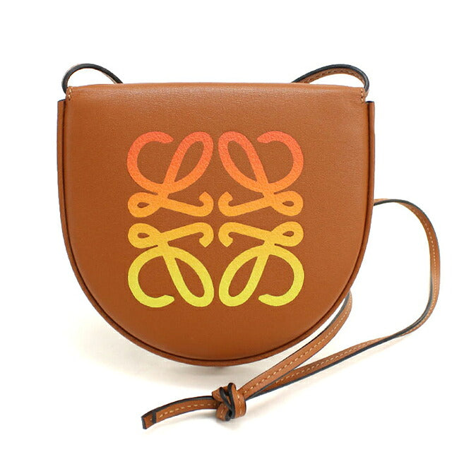 中古 ロエベ ショルダーバッグ レディース ブランド LOEWE アナグラム コインケース ブラウン USDLO114891011
