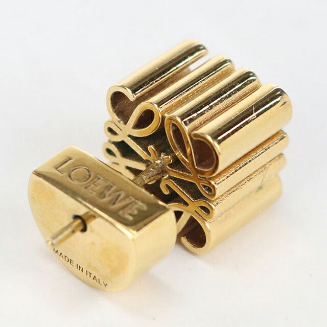 中古 ロエベ ピアス レディース ブランド LOEWE アナグラム ゴールド アクセサリー USDLO115484011
