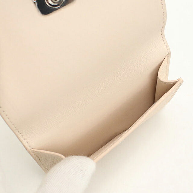 中古 ロエベ 三つ折り財布 三折財布 コンパクト レディース ブランド LOEWE アナグラム トライフォールド ウォレット C821TR2X16 ピンク USDLO115603011