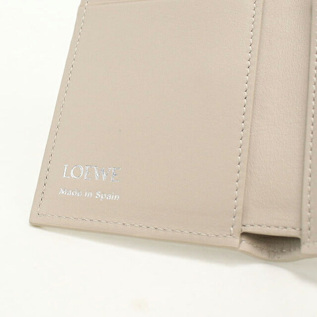 中古 ロエベ 三つ折り財布 三折財布 コンパクト レディース ブランド LOEWE ペブル トラフォールド ウォレット CANBTR2X03 USDLO116739011