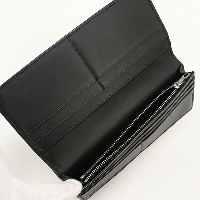 中古 ロエベ 長財布二折 メンズ ブランド LOEWE アナグラム ロング ホリゾンタル ウォレット C660978X01 ブラック USDLO116837011