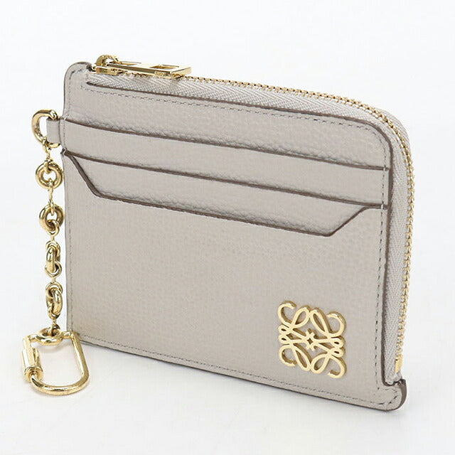 中古 ロエベ 小銭入れ レディース ブランド LOEWE アナグラム スクエア コインカードホルダー C821SQLX03 ベージュ USDLO117133011