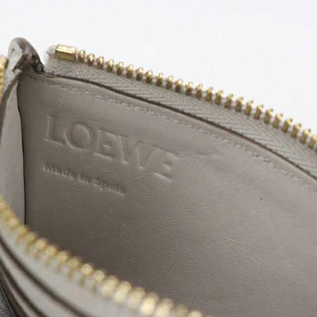 中古 ロエベ 小銭入れ レディース ブランド LOEWE アナグラム スクエア コインカードホルダー C821SQLX03 ベージュ USDLO117133011