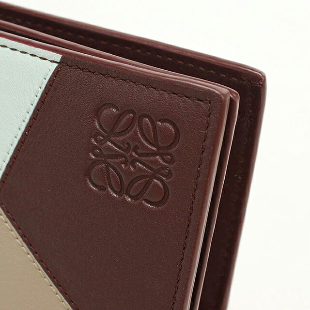 中古 ロエベ 二つ折り財布 二折財布 コンパクト レディース ブランド LOEWE パズル コンパクトウォレット マルチカラー USDLO119017011