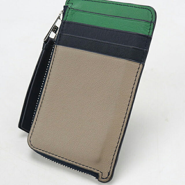 中古 ロエベ コインケース コンパクト メンズ ブランド LOEWE パズル コインカードホルダー フラグメントケース C510Z40X18 ベージュ USDLO119441011