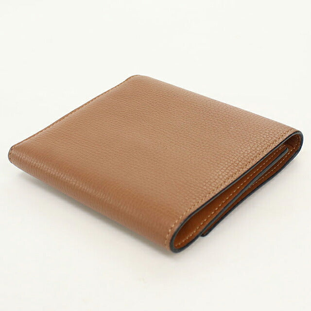 中古 ロエベ 三つ折り財布 三折財布 コンパクト レディース ブランド LOEWE アナグラム ブラウン USDLO119550011