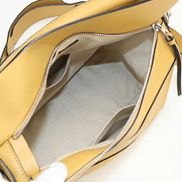 二手 LOEWE 手提包 女士品牌 LOEWE puzzle 中号 2WAY 黄色 USDLO119731011