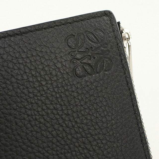 二手 LOEWE 三折钱包 三折钱包 紧凑型男士品牌 LOEWE Anagram 超薄紧凑型钱包 C660W73X02 黑色 USDLO120520011