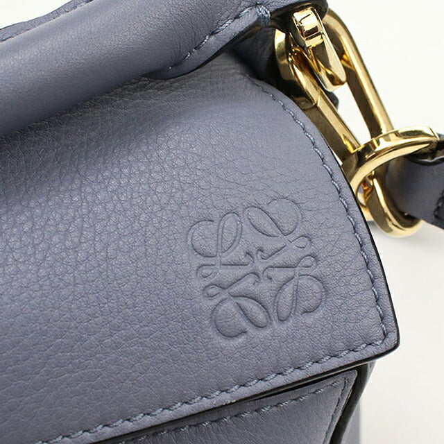中古 ロエベ ハンドバッグ レディース ブランド LOEWE パズル スモール 2WAY ブルー USDLO120978011