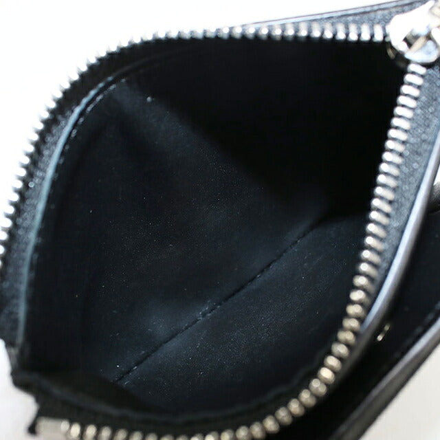 中古 ロエベ 二つ折り財布 二折財布 コンパクト メンズ ブランド LOEWE パズル スリム コンパクト ウォレット C510W73X08 ブラック USDLO121293011