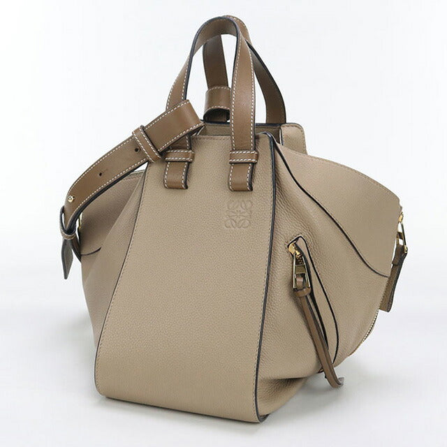 中古 ロエベ ハンドバッグ レディース ブランド LOEWE ハンモックバッグ スモール ベージュ バッグ USDLO94218011