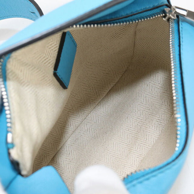 二手Loewe Body Bag男士品牌Loewe Puzzle Bum Bag Mini Blue Bag USDLO95248011
