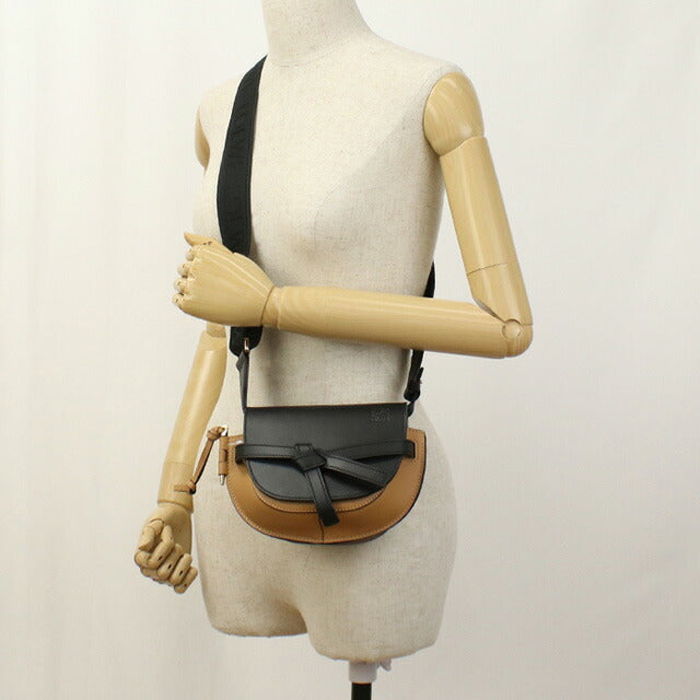 二手Loewe crossbody shough Bag for妇女品牌Loewe Gate Dual Bag Mini Brown Bag USDLO95899011