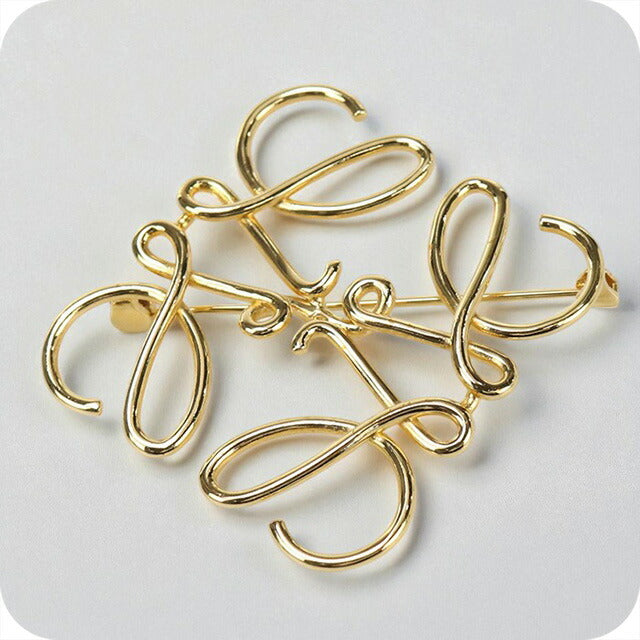 使用的Loewe Brooch for for for for for for for for for loewe angram 111.25.020黄金配件USDLO96637011