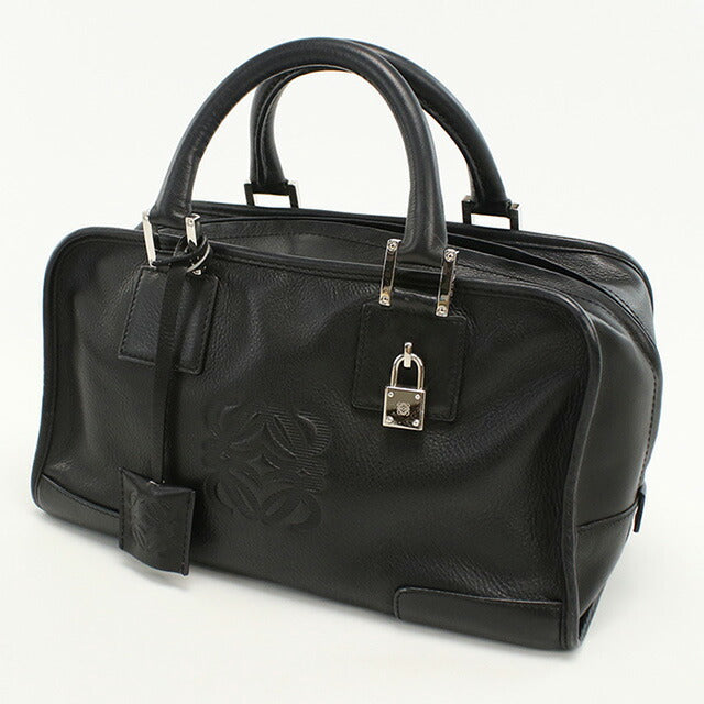 Used Loewe Handbag for Women Brand LOEWE Amazona 28 Leather Black Bag USDLO96876011
