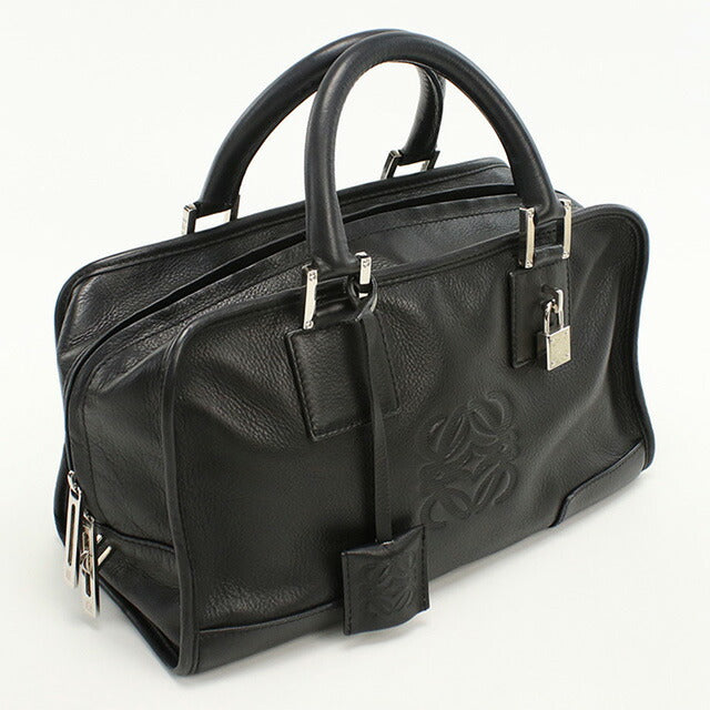 Used Loewe Handbag for Women Brand LOEWE Amazona 28 Leather Black Bag USDLO96876011