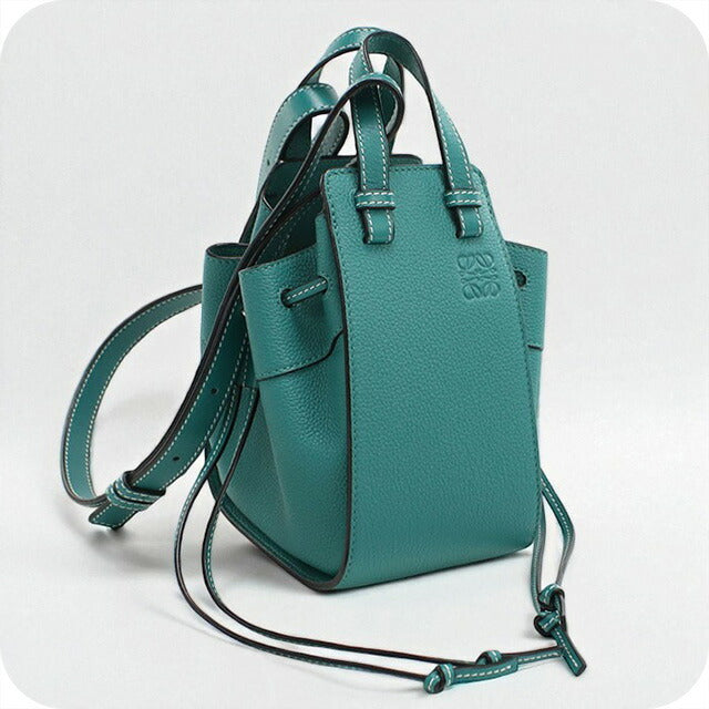 中古良品LOEWE ロエベ ハンドバッグ ハンモックバッグ ミニ レディース グリーン 中古 ロエベ ハンドバッグ レディース ブランド LOEWE ハンモック