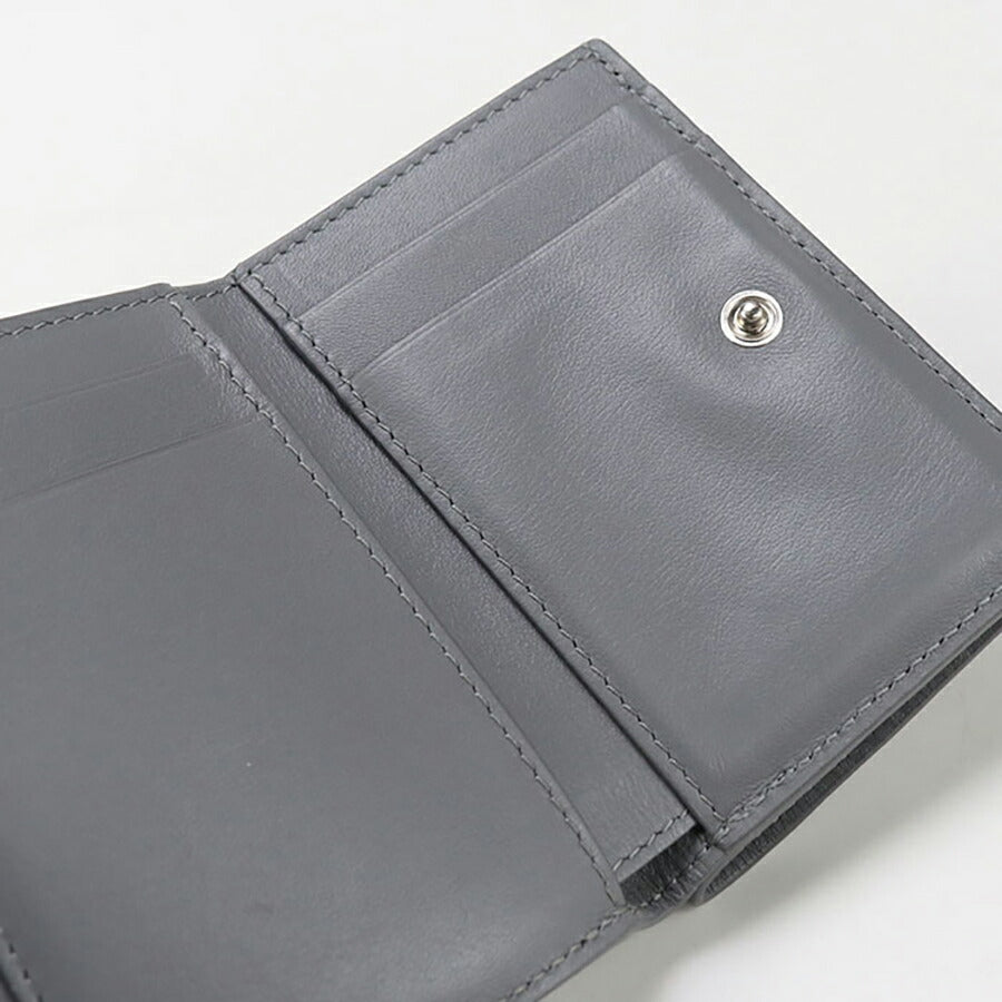 中古 ロエベ 三折財布 レディース ブランド LOEWE アナグラム トライフォールド ウォレット C821TR2X16 グレー 財布 USDLO96983011