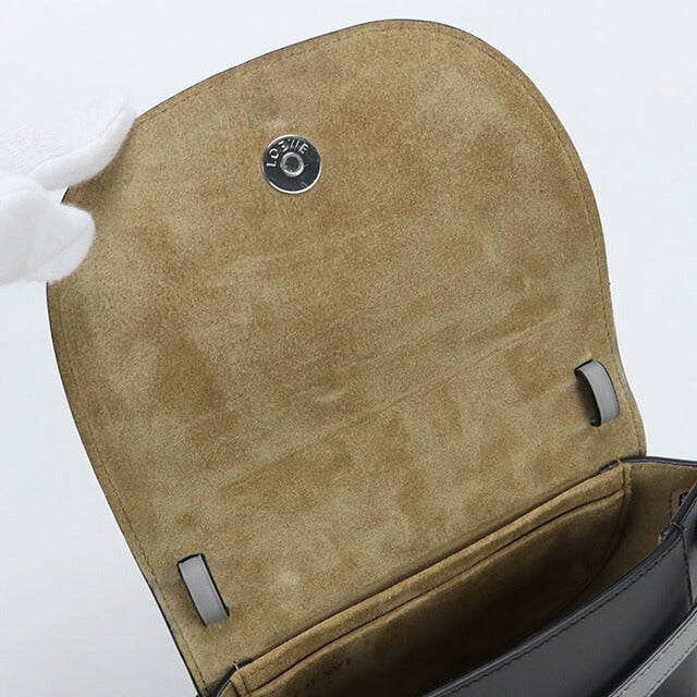 中古 ロエベ 斜め掛け ショルダーバッグ レディース ブランド LOEWE ゲートデュアル ミニ グレー バッグ USDLO97788011