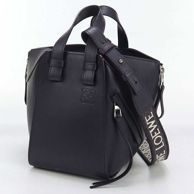 中古 ロエベ ハンドバッグ レディース ブランド LOEWE ハンモックバッグ コンパクト A538H13X14 パープル バッグ USDLO98306011
