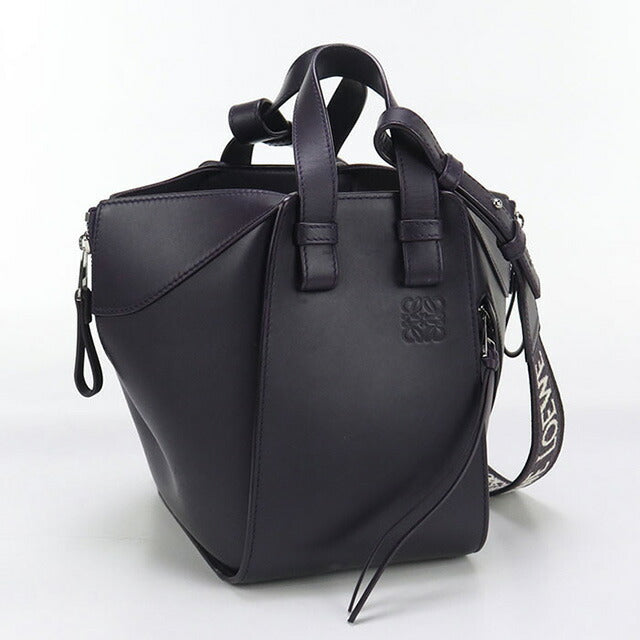 中古 ロエベ ハンドバッグ レディース ブランド LOEWE ハンモックバッグ コンパクト A538H13X14 パープル バッグ USDLO98306011