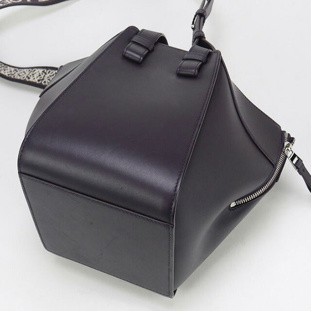 中古 ロエベ ハンドバッグ レディース ブランド LOEWE ハンモックバッグ コンパクト A538H13X14 パープル バッグ USDLO98306011