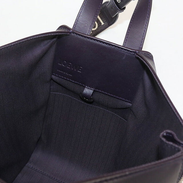 中古 ロエベ ハンドバッグ レディース ブランド LOEWE ハンモックバッグ コンパクト A538H13X14 パープル バッグ USDLO98306011