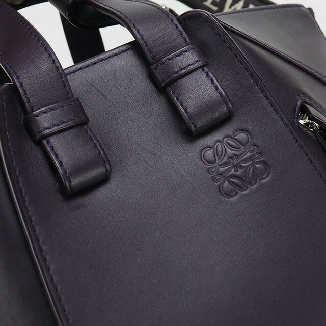 中古 ロエベ ハンドバッグ レディース ブランド LOEWE ハンモックバッグ コンパクト A538H13X14 パープル バッグ USDLO98306011