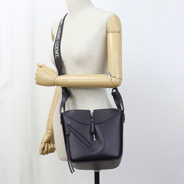 中古 ロエベ ハンドバッグ レディース ブランド LOEWE ハンモックバッグ コンパクト A538H13X14 パープル バッグ USDLO98306011