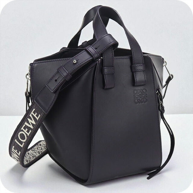 中古 ロエベ ハンドバッグ レディース ブランド LOEWE ハンモックバッグ コンパクト A538H13X14 パープル バッグ USDLO98306011