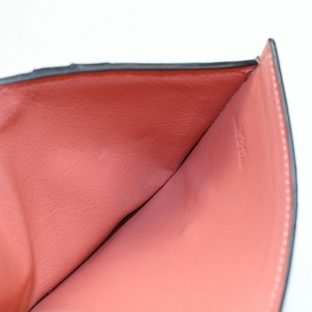 中古 ロエベ 二折財布 レディース ブランド LOEWE コンパクト ジップウォレット レザー ベージュ 財布 USDLO98521011