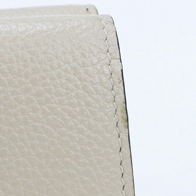 中古 ロエベ 三折財布 レディース ブランド LOEWE トライフォールド ウォレット ベージュ 財布 USDLO98676011