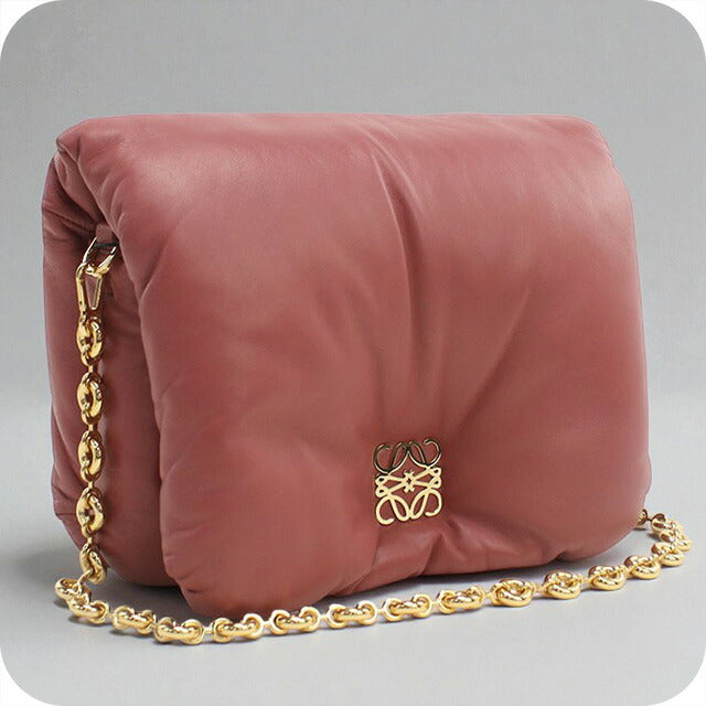 中古 ロエベ ショルダーバッグ レディース ブランド LOEWE チェーン ピンク バッグ USDLO98744011