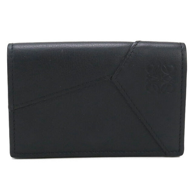 中古 ロエベ 名刺入れ メンズ ブランド LOEWE ビジネス カードホルダー ブラック 小物 USDLO98800011