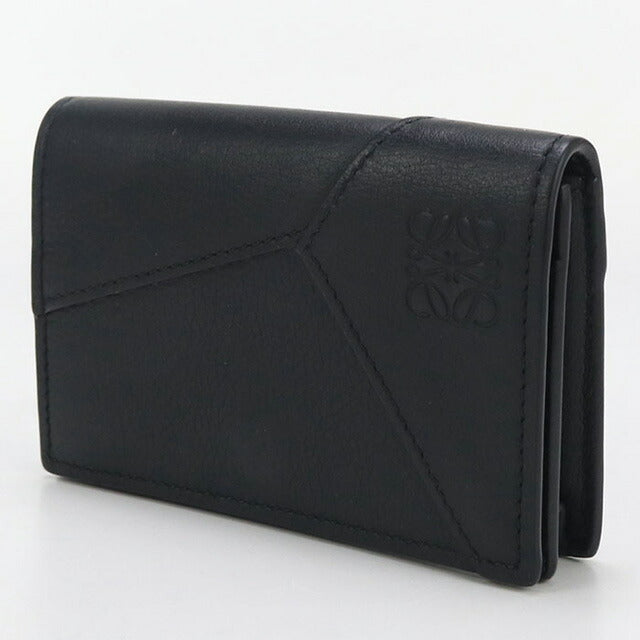 中古 ロエベ 名刺入れ メンズ ブランド LOEWE ビジネス カードホルダー ブラック 小物 USDLO98800011